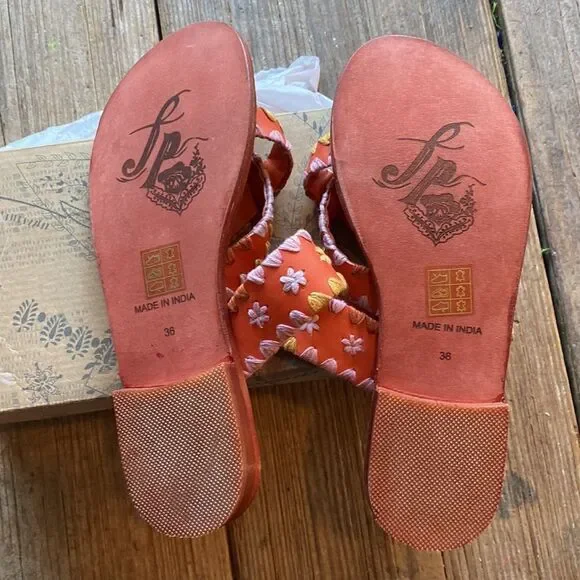 Free People Bella Caia Crochet Sandals - Picture 4 of 7